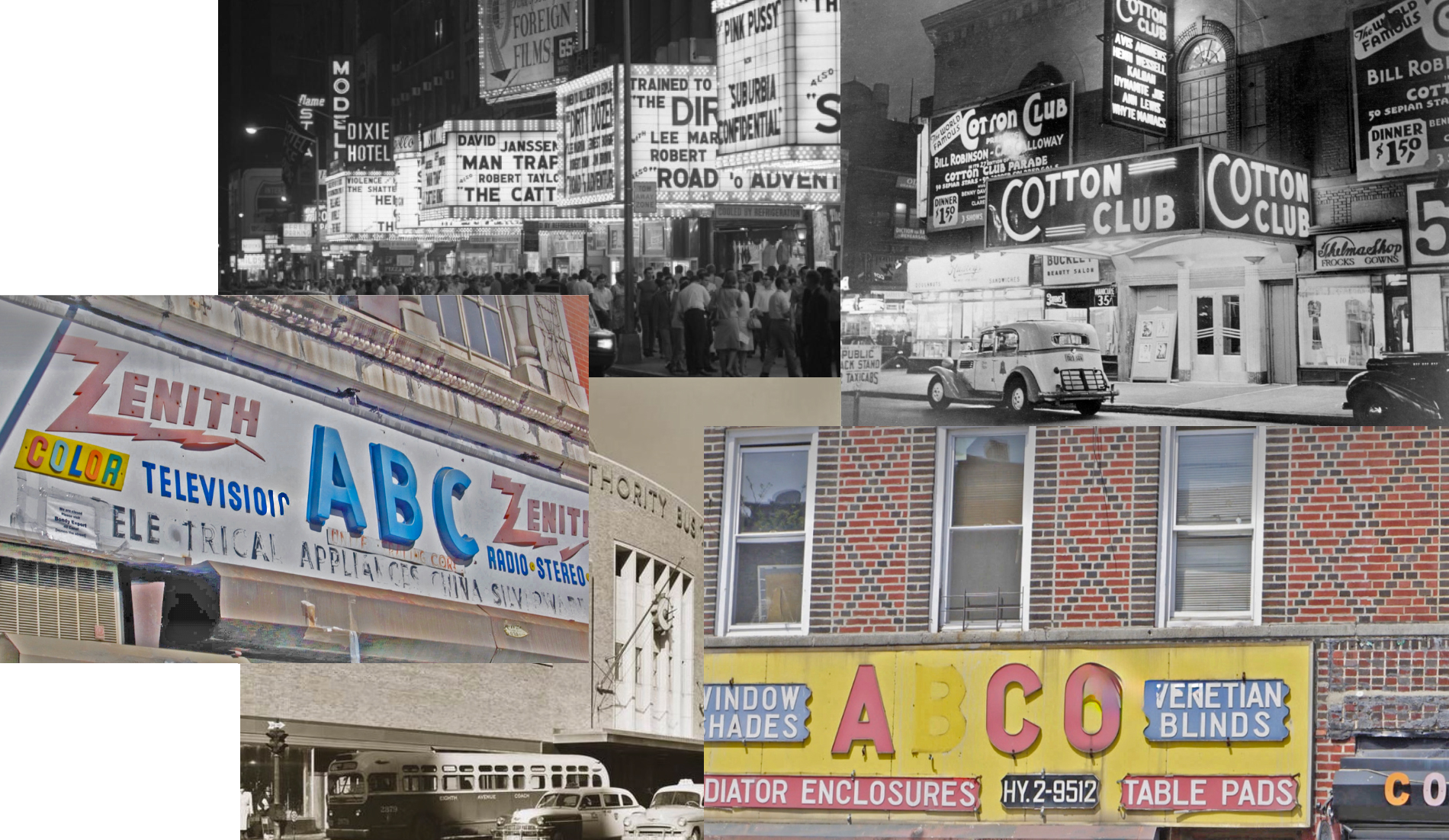 collage typographie vernaculaire