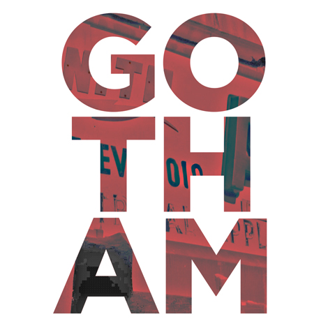 gotham-rouge Typo Gotham